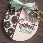 AZTEC HOME Sweet HOME DOOR ROUND