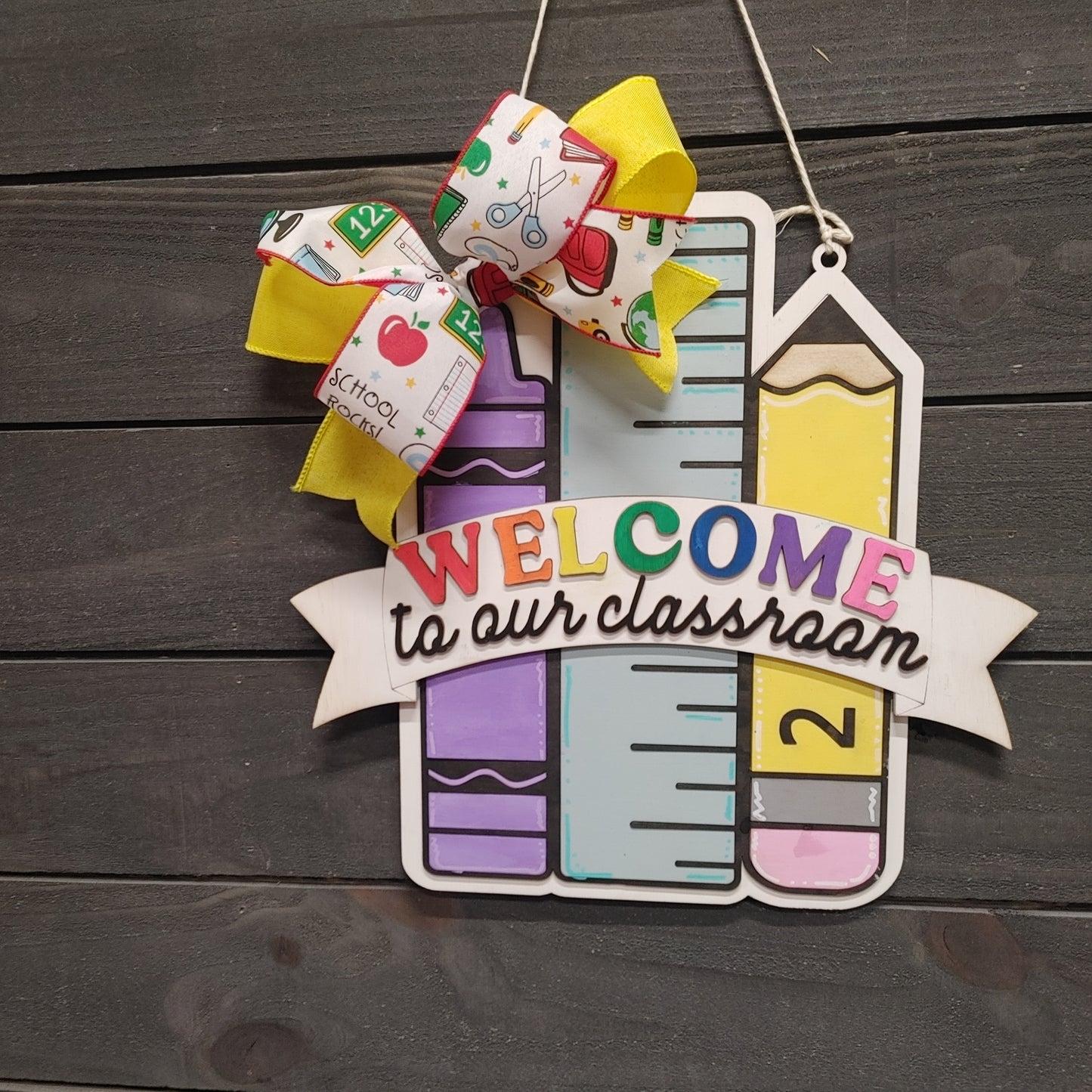 Classroom Welcome Door Hanger