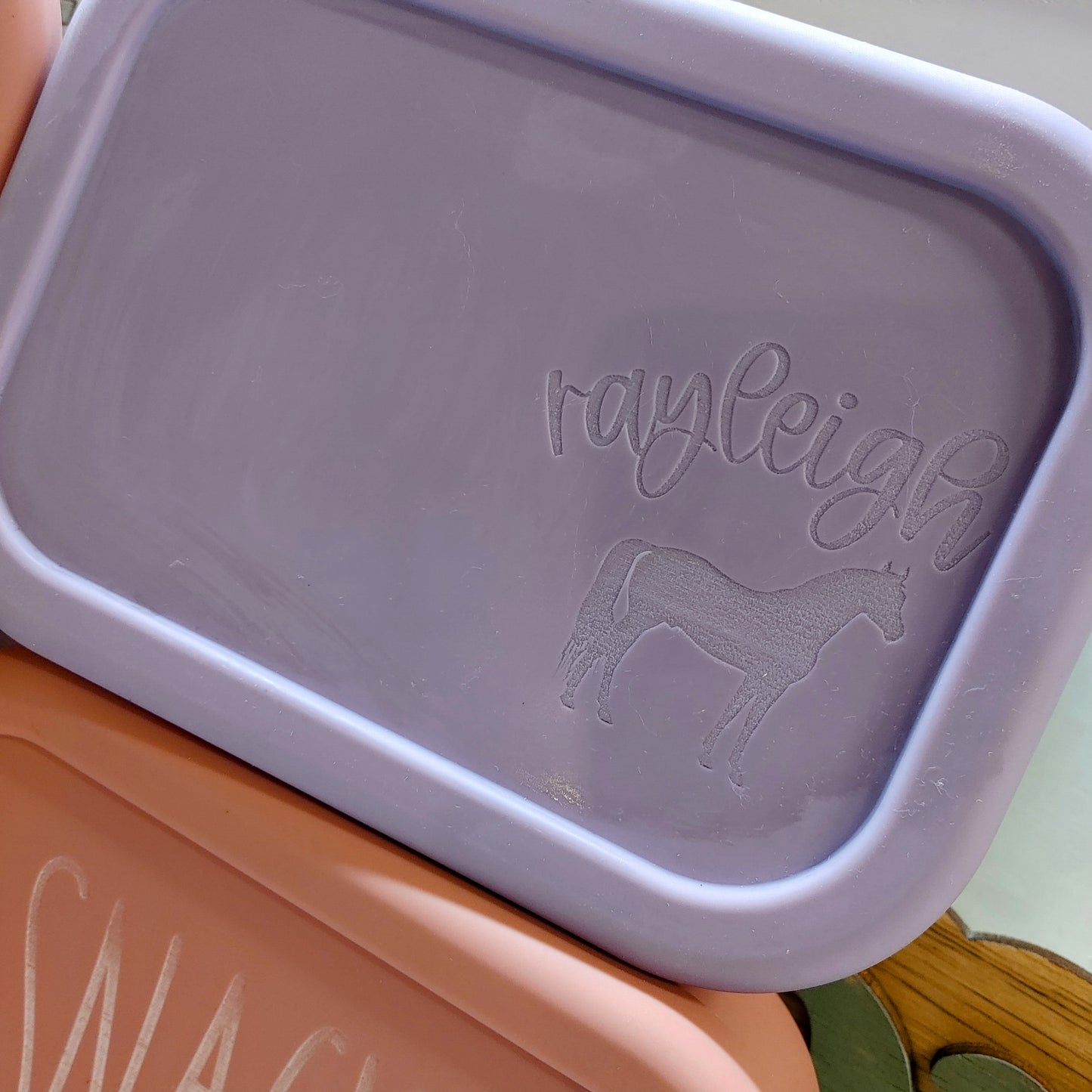 Personalized Silicone Bento Lunch Box: Personalized Lunch Box