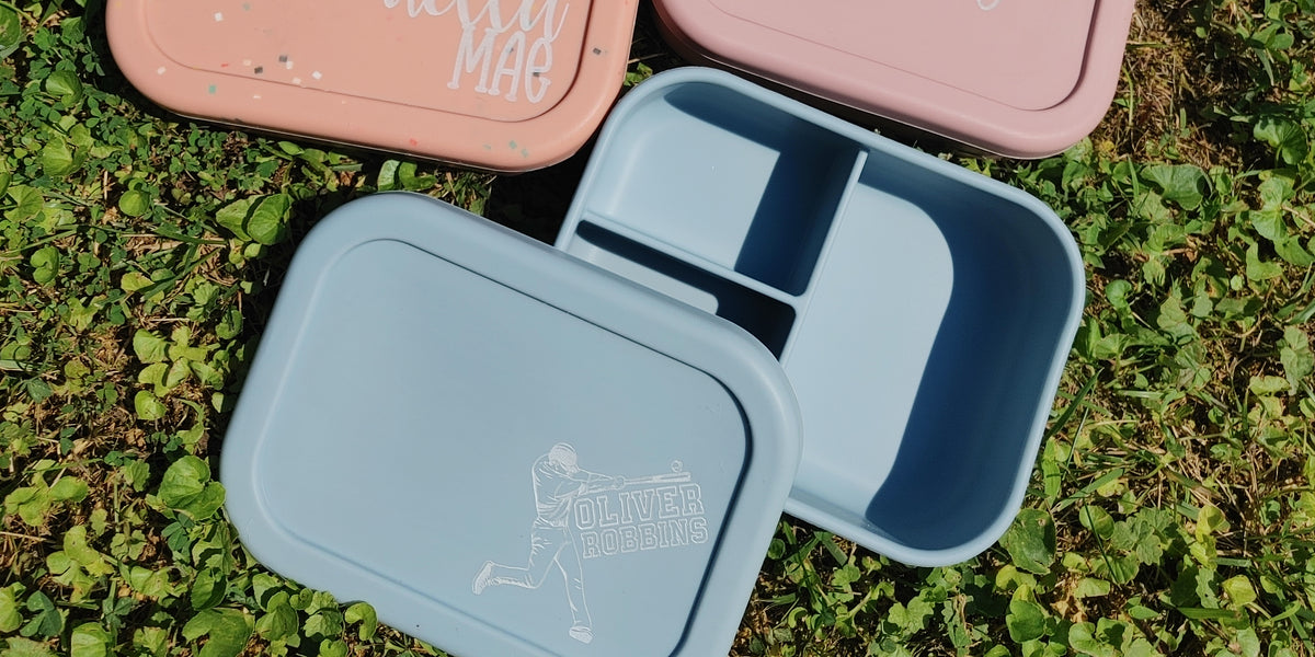 Personalized Silicone Bento Box - 5 Compartments – Craft in by Raquel