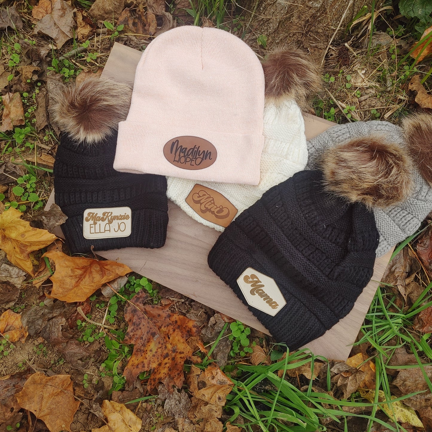 PERSONALIZED POM BEANIE