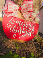 Merry Christmas door hanger 16” - RTS