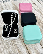 Leather Travel Jewerly Boxes