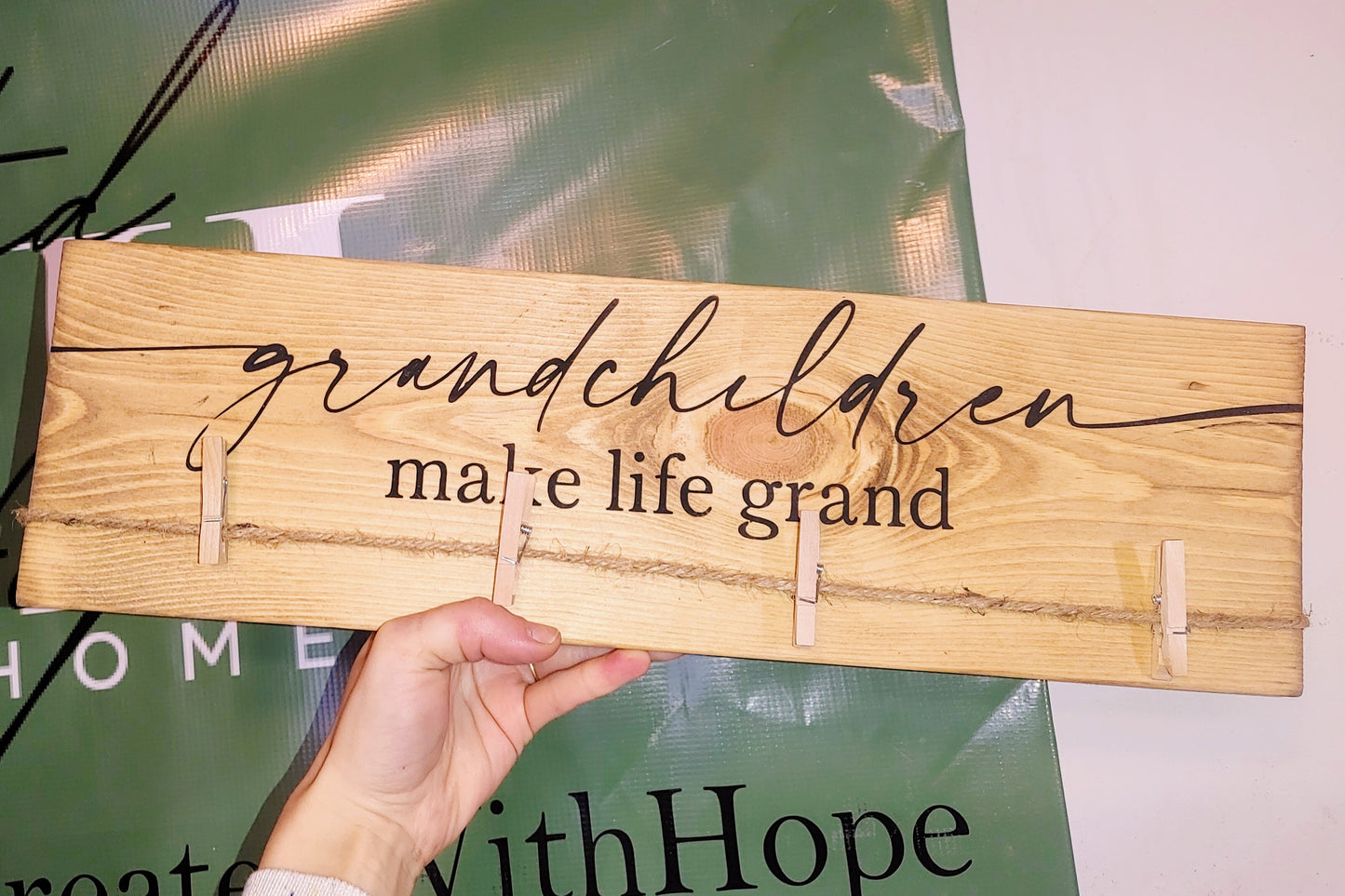 Grandchildren Make Life Grand Brag Board