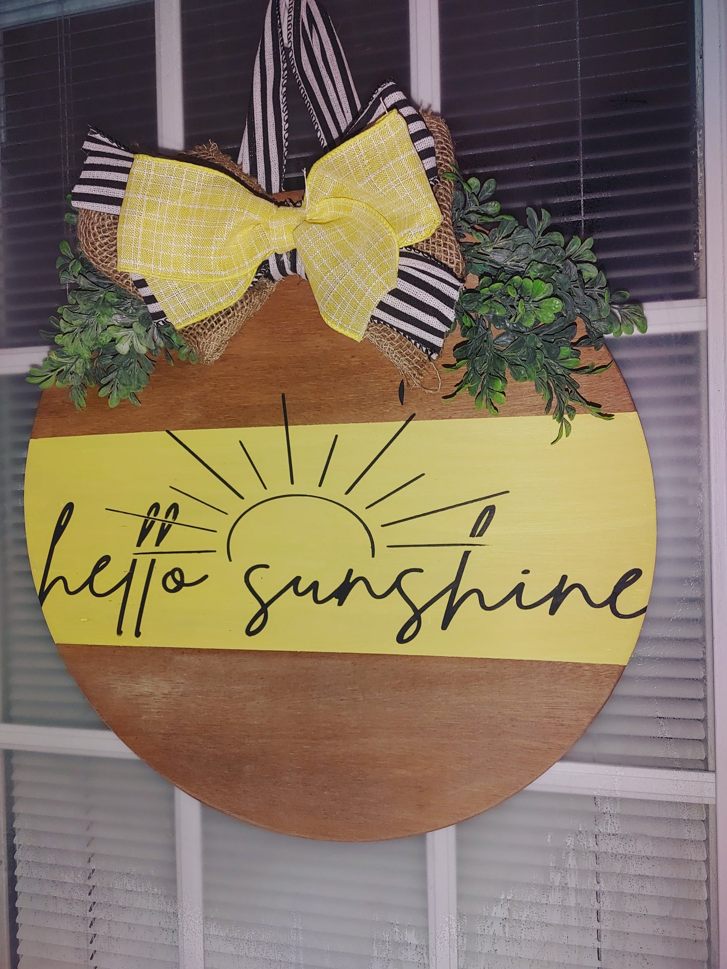 Hello Sunshine Door Hanger