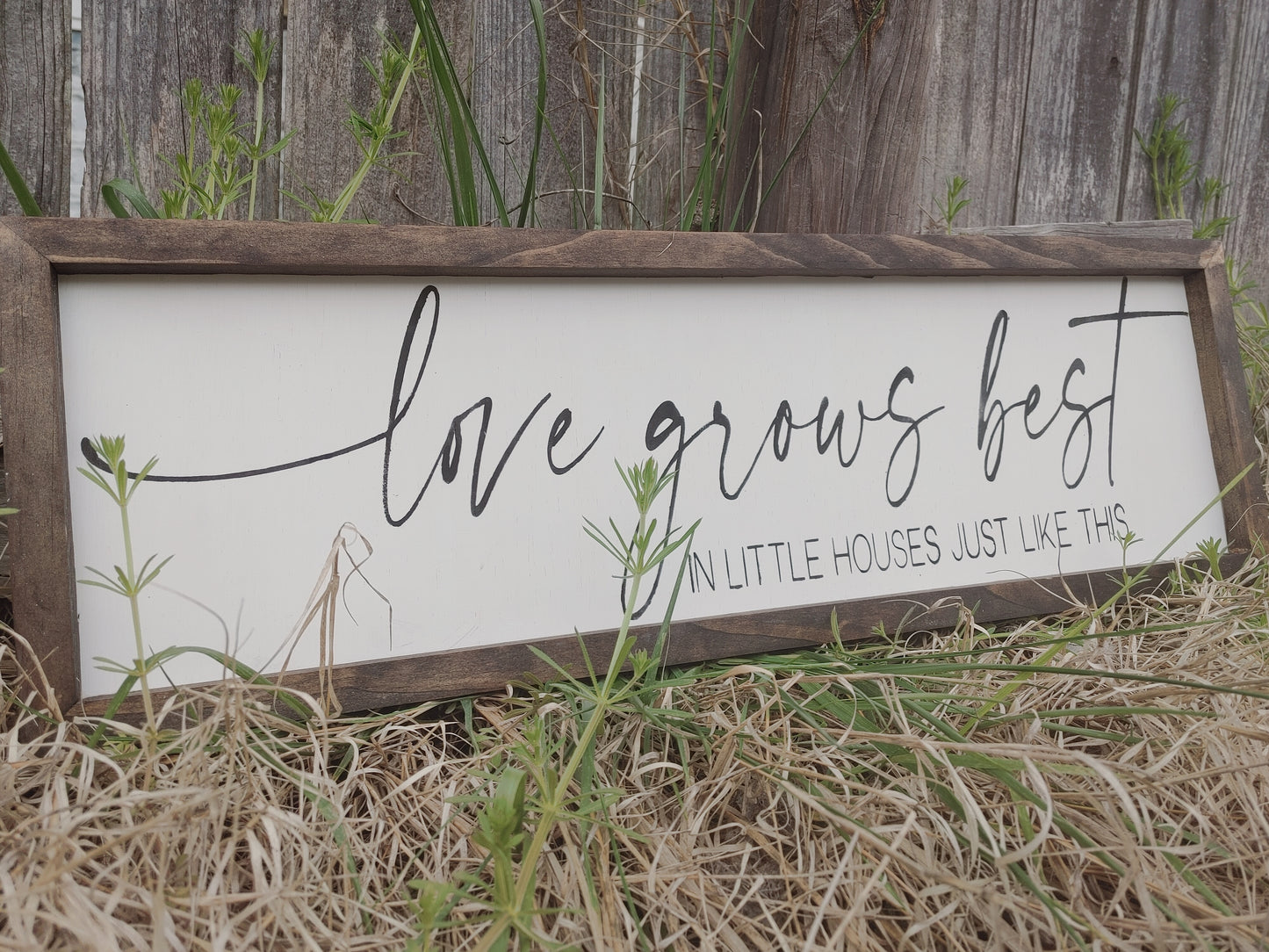 Love grows best in little houses just like this