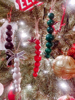 Wooden Beaded Ornaments - BOHO BAUBLES