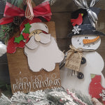 READY TO SHIP - SANTA MERRY CHRISTMAS DOOR HANGER