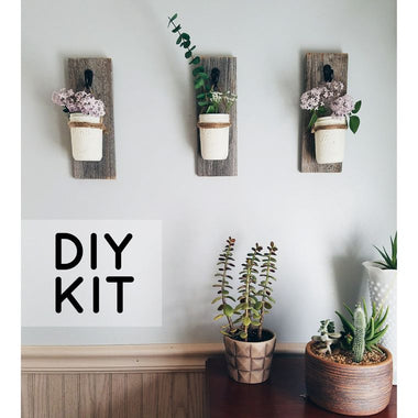 Mason Jar Wall Sconce DIY Kit