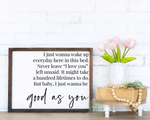 kane brown lyrics on wood sign - farmhouse style sign with lyrics 